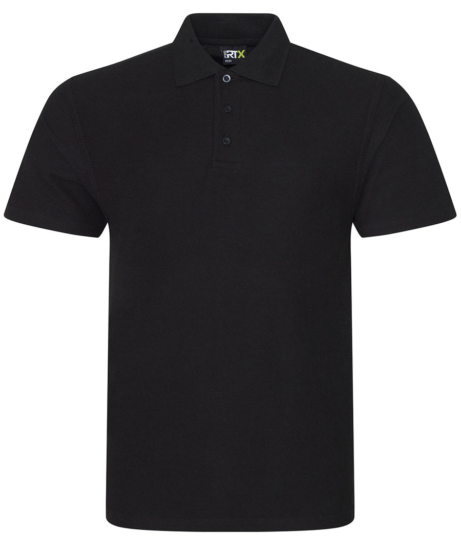 Black ProRTX pro polo shirt, a typical branded staff uniform garment