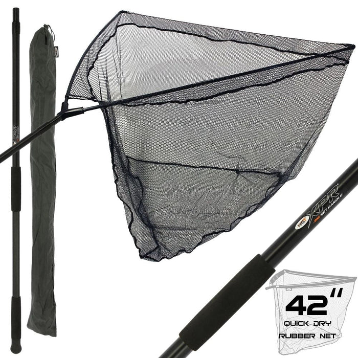 NGT 42" Rubber Net + 2m XPR Handle