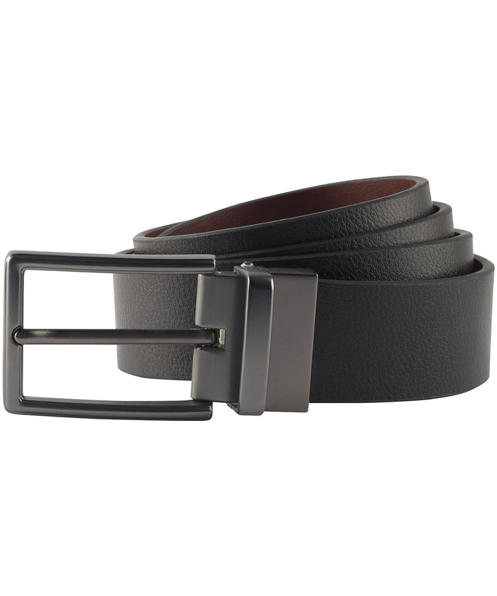 Asquith & Fox Men's Two-way Leather Belt - Black/Brown