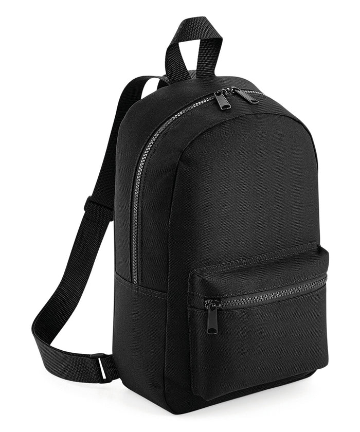 BagBase Mini Essential Fashion Backpack - Black