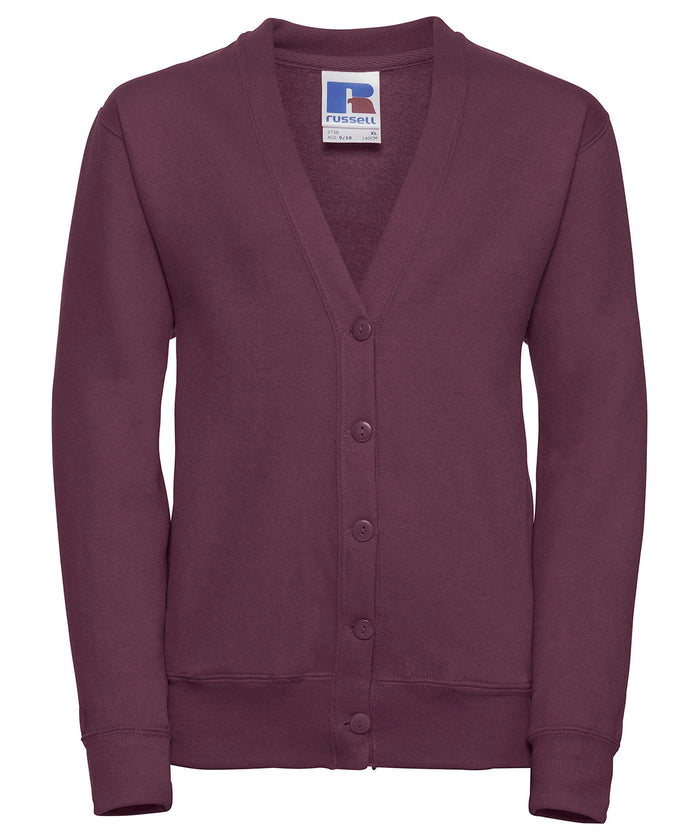 Russell Athletic Kids Cardigan - Burgundy