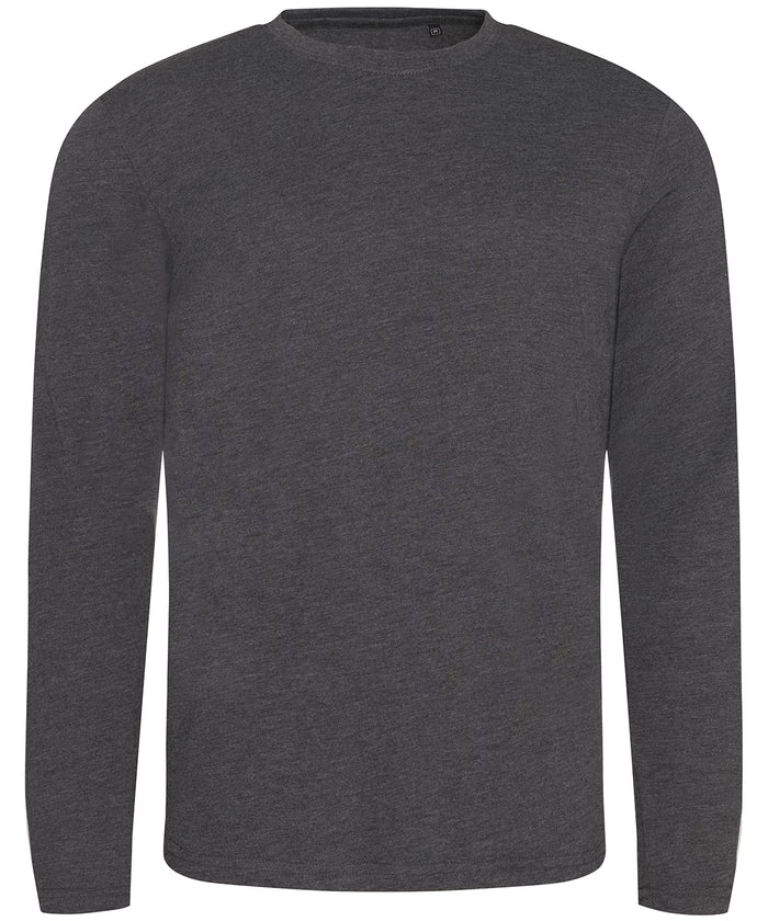 Awdisjustts Triblend T Long Sleeve - Heather Charcoal