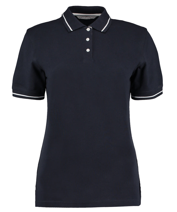Kustom Kit Women's St Mellion Polo (classic Fit) - Navy/White