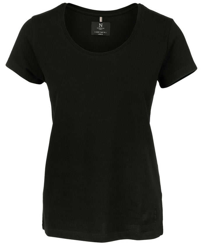Nimbus Women’s Danbury – the Piqué Tee - Black