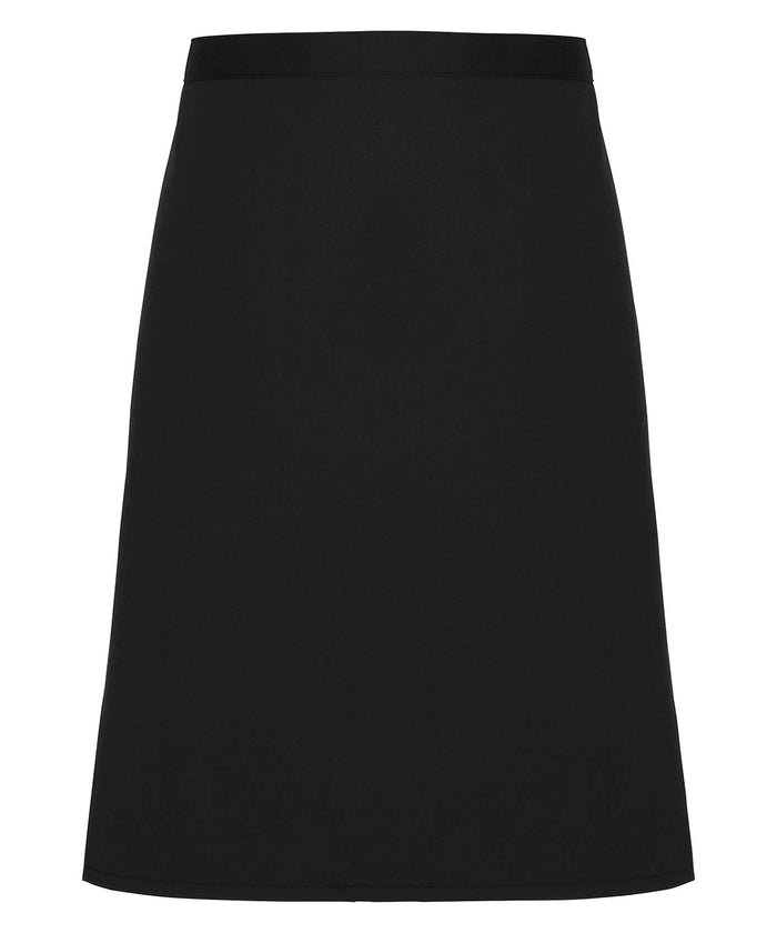 Premier Cotton Waist Apron, Organic and Fairtrade Certified - Black