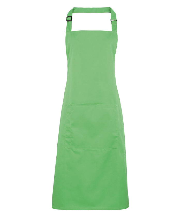 Premier Colours Bib Apron with Pocket - Apple