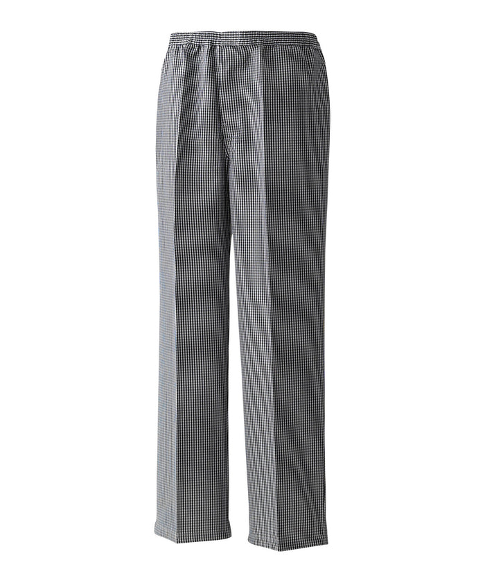 Premier Pull-on Chef’s Trousers - Black/White