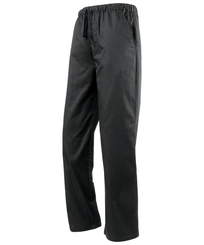Premier Essential Chef's Trousers - Black*