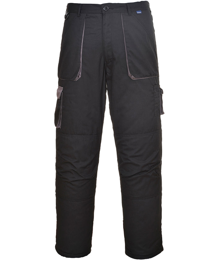Portwest Texo Contrast Trousers - Black/Grey