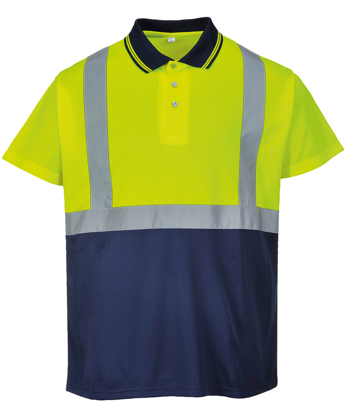 Portwest Two-tone Polo - Yellow/Navy