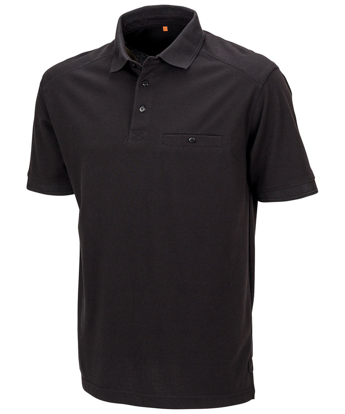Result Work-Guard Apex Pocket Polo Shirt - Black
