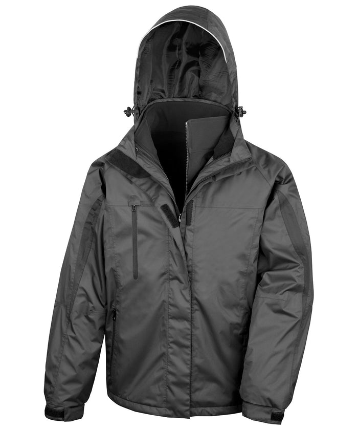 Result 3-in-1 Journey Jacket with Softshell Inner - Black/Black