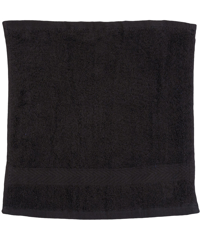 Towel City Luxury Range Face Cloth - Black