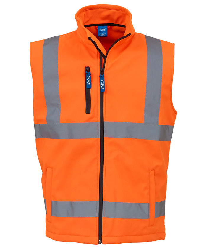 Yoko Hi-vis Softshell Gilet - Orange