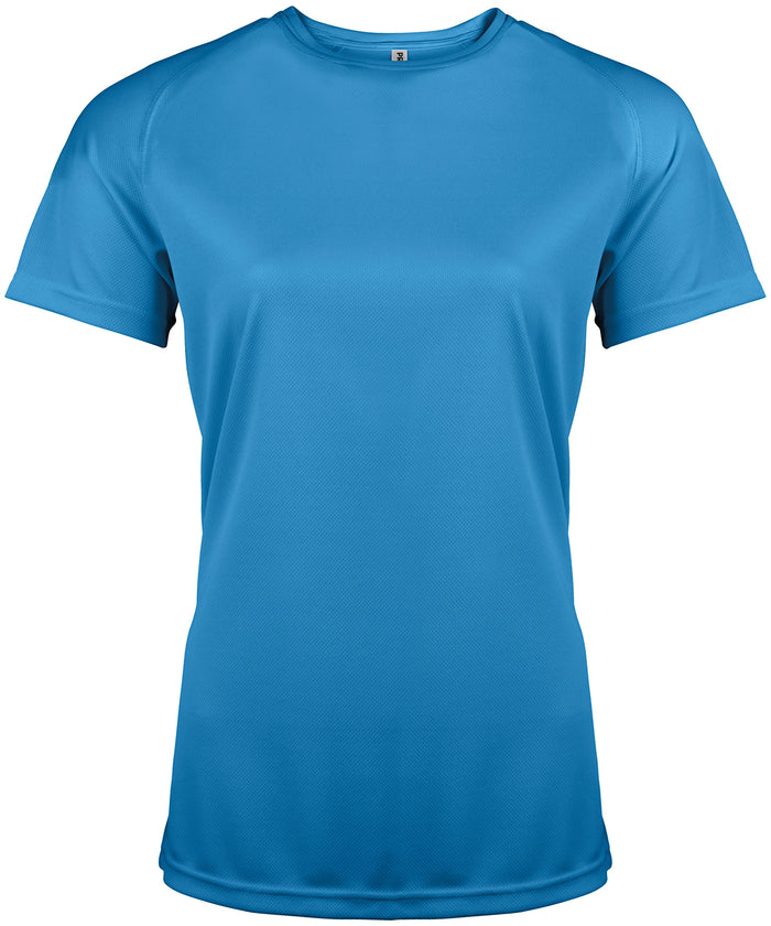 Karibanproact Ladies' Short-sleeved Sports T-shirt - Aqua Blue