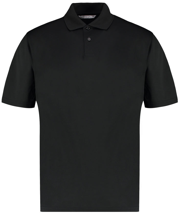 Kustom Kit Regular Fit Superwash® 60° Piqué Polo with Cooltex® Plus - Black*