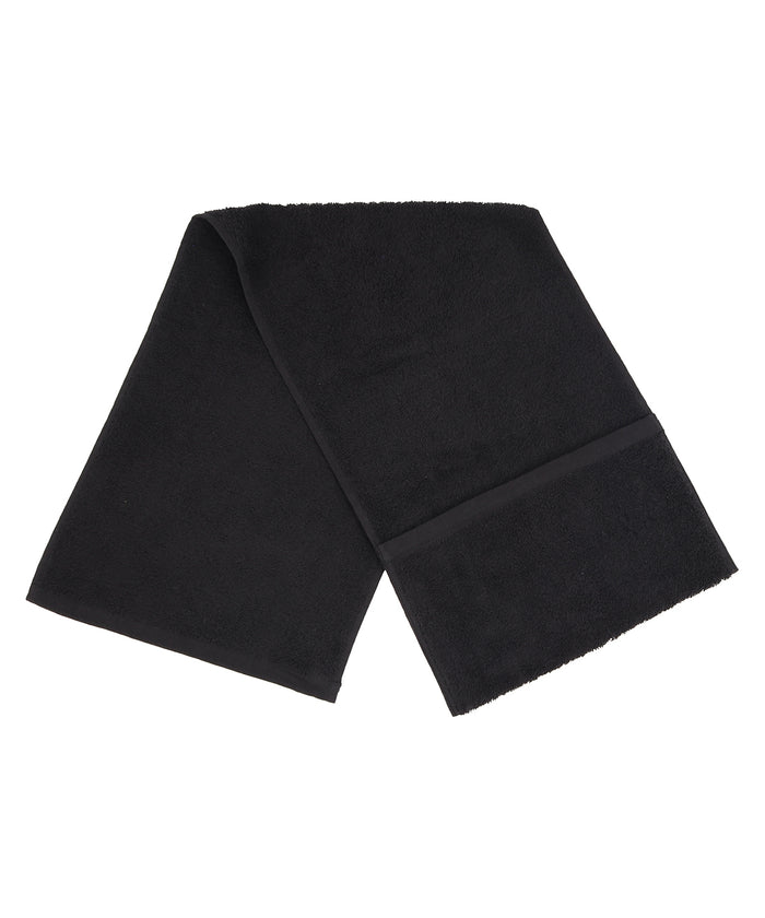 Towel City Luxury Range Pocket Gym Towel - Black