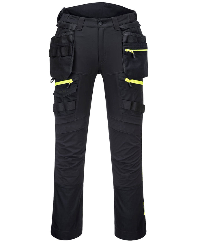 Portwest DX440 Detachable Holster Pocket Trouser (DX440) Slim Fit - Black