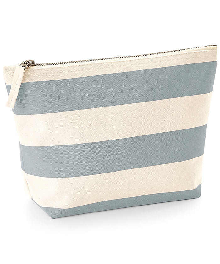 Westford Mill Nautical Accessory Bag - Natural/Grey