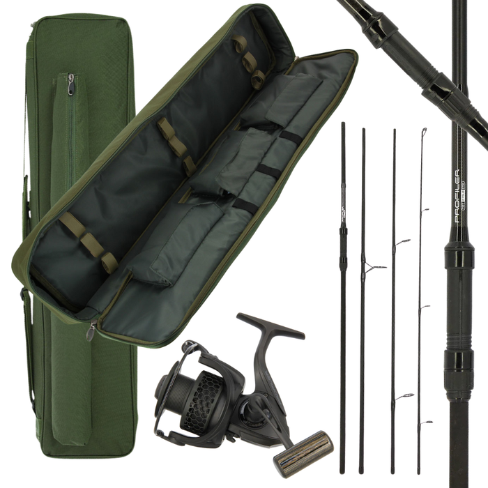 NGT 11ft Profiler Carp Travel Rod & Reel Set