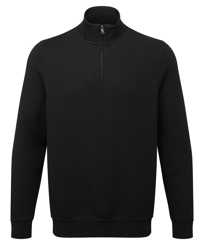 Asquith & Fox Men’s ¼-zip Premium Sweatshirt - Black