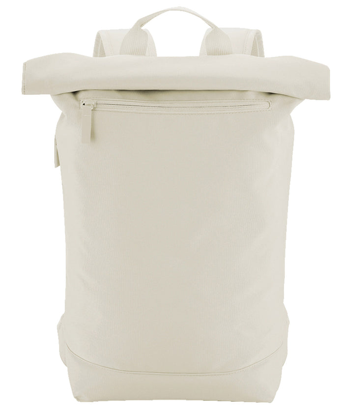 BagBase Simplicity Roll-top Backpack Lite - Beige