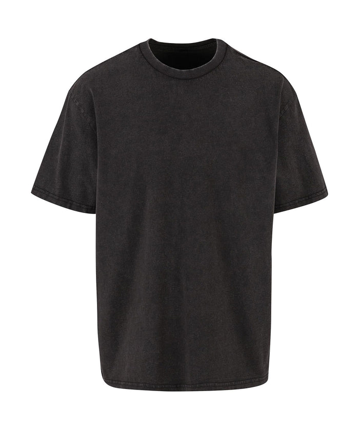 Build Your Brand Vintage Heavy Loose Tee - Black