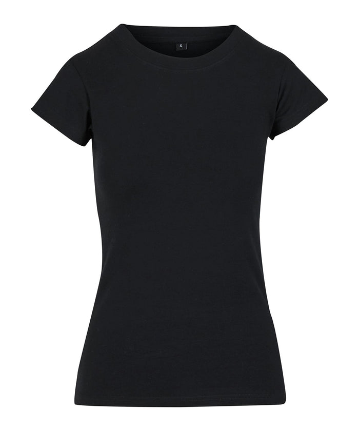 Build Your Brand Women’s Stretch Tee - Black