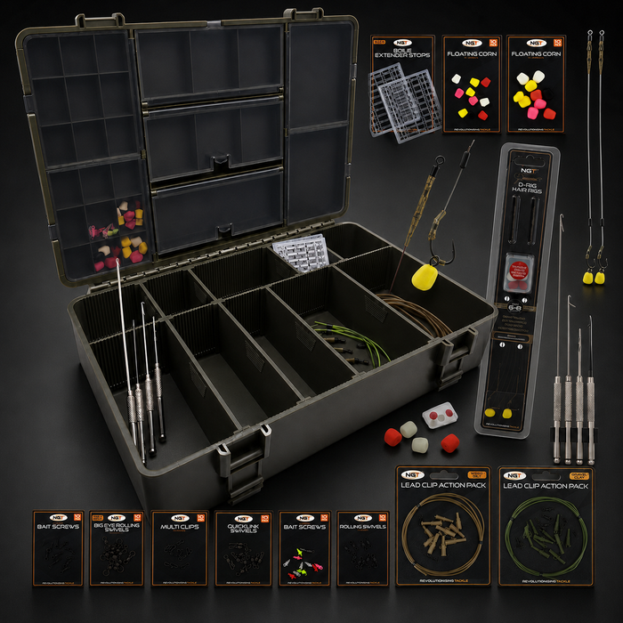 NGT PROFILER Loaded Tackle Box System Set