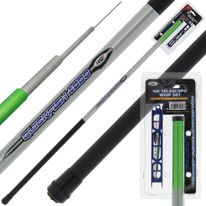 NGT Quickfish 4m Whip Rig And Disgorger