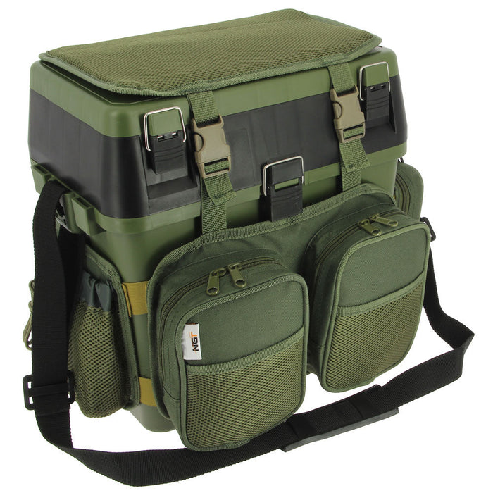NGT Session Seat Box With Rucksack Overwrap