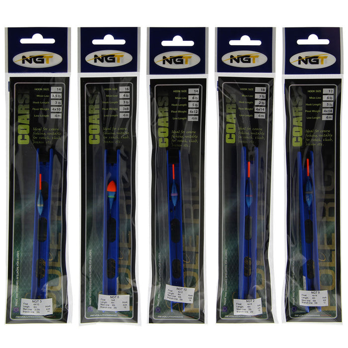 Ngt Coarse Pole Rigs Pack Of 10