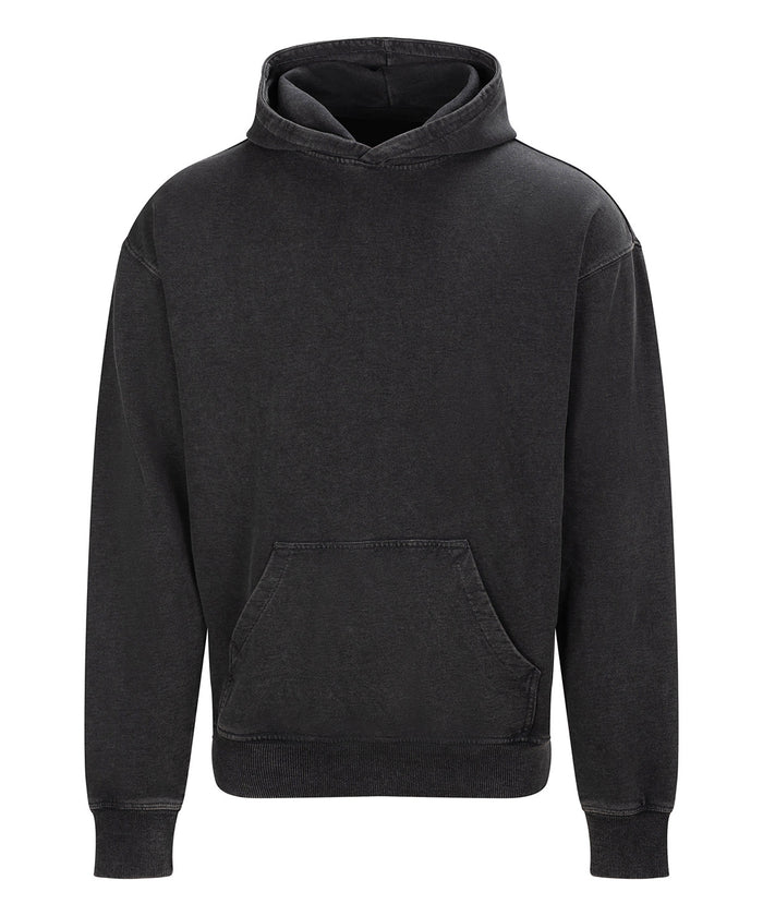 AWDis Vintage Washed Hoodie - Washed Black