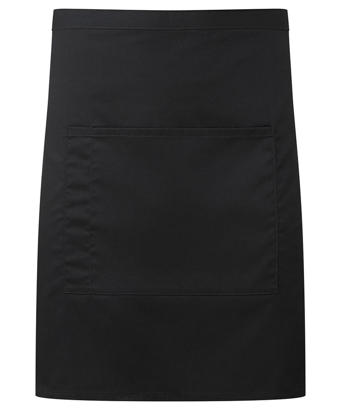 Premier ‘Colours Collection’ Mid-length Pocket Apron - Black