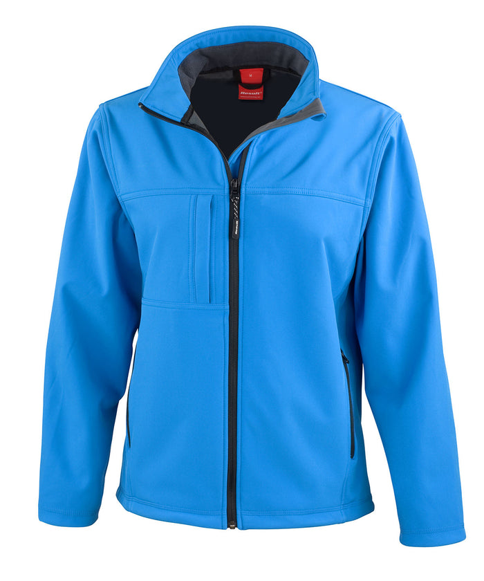 Result Women's Classic Softshell Jacket - Azure