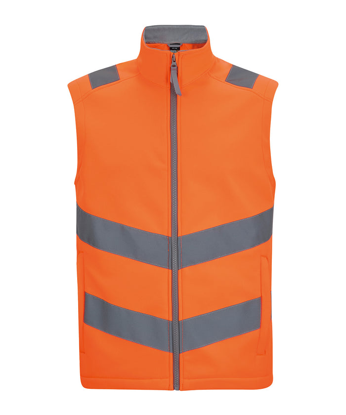 Regatta Hi-vis Pro Contract Ablaze Softshell Bodywarmer - Orange