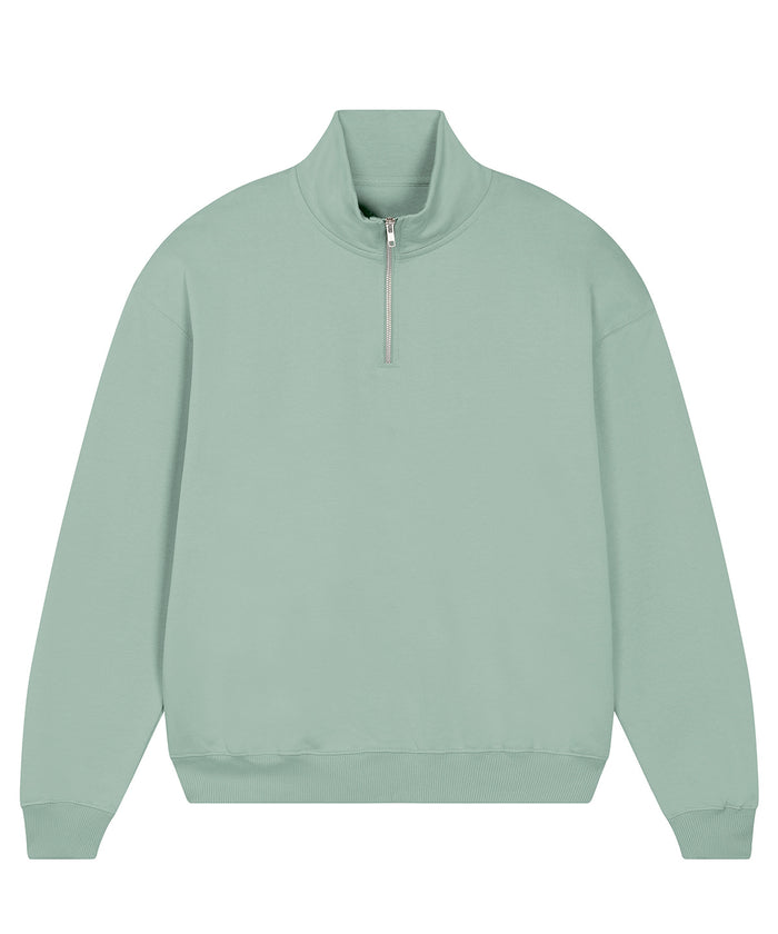 Stanley/Stella Unisex Miller Dry 1/4 Zip Sweatshirt - Aloe