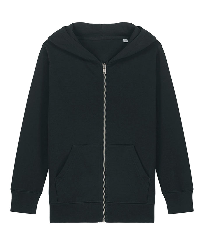 Stanley/Stella Kids Mini Cultivator 2.0 Iconic Zip-thru Hoodie Sweatshirt - Black