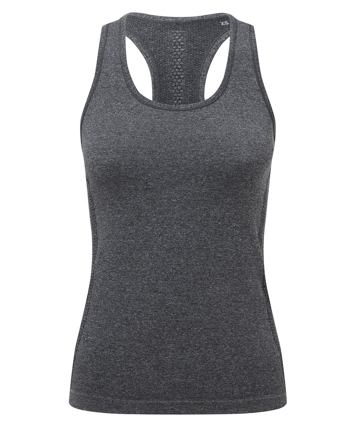 Women's TriDri® Seamless 3D Fit" Multi-sport Sculpt Vest" - Black Melange