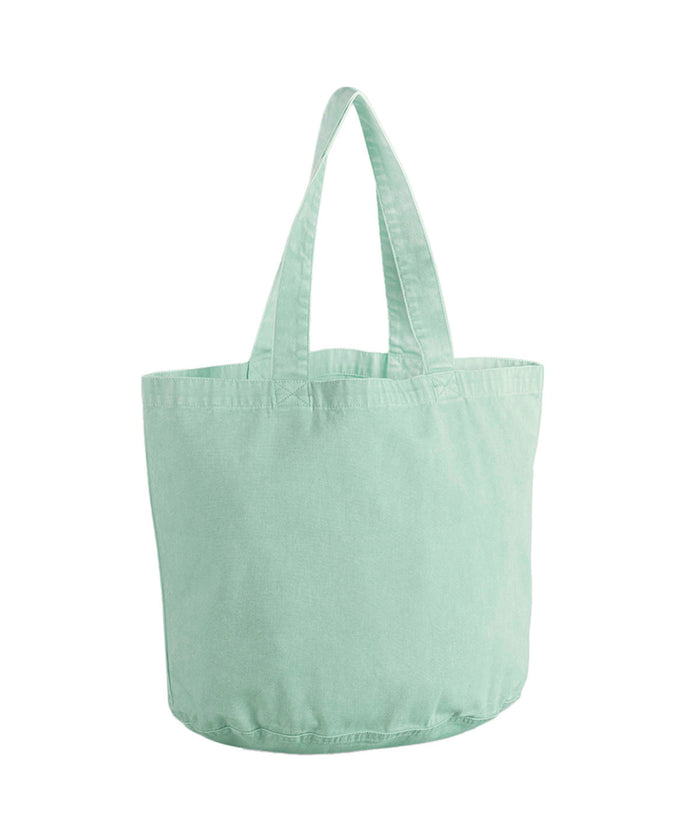 Westford Mill Garment-dyed Shopper - Vintage Aqua