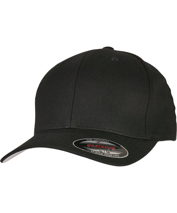 V-Flexfit® Cotton Twill Cap - Black