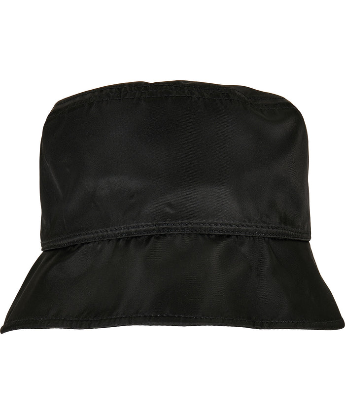 Flexfit Nylon Sherpa Bucket Hat - Black/Off White