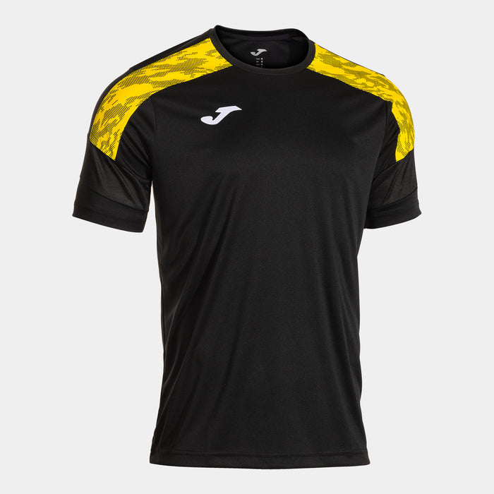 Joma Championship VIII Short Sleeve T-shirt (Adult) - Black Yellow