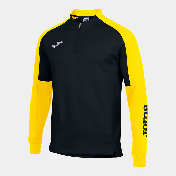 Joma Eco Championship Recycled Sweatshirt (Adult) - Black Yellow