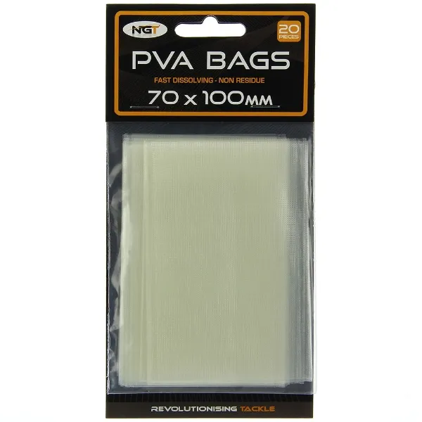 NGT PVA 20 x Bags - 70x100mm