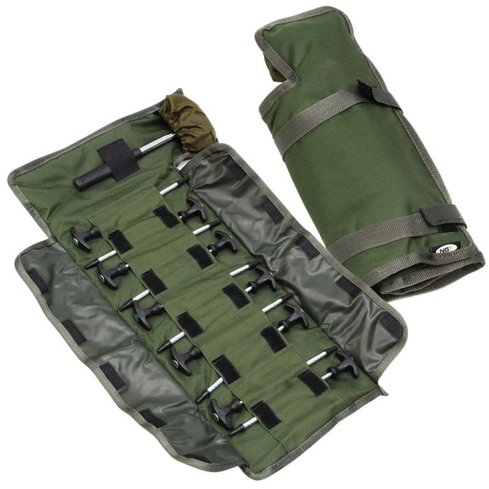 NGT Bivvy 10 Peg Set With Mallet