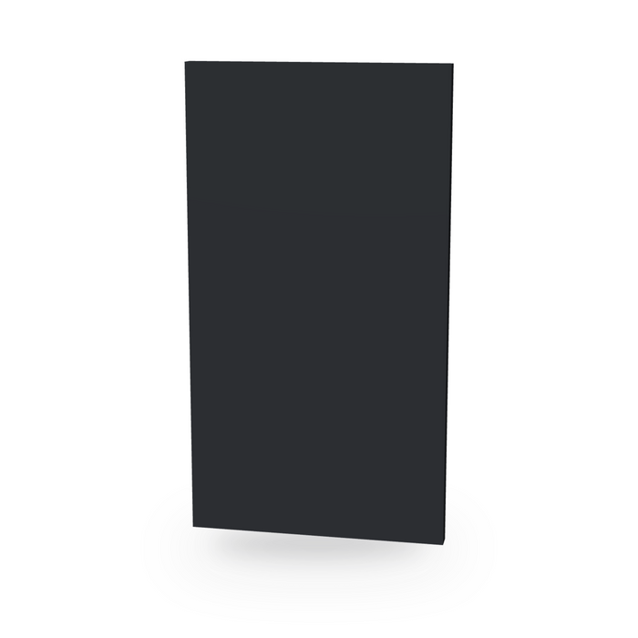 Blank glossy slate 12 by 22cm, portrait, ready to be personalised