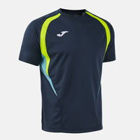 Joma Championship 20 Shirt (Adult) - Dark Navy / Fluorescent Yellow
