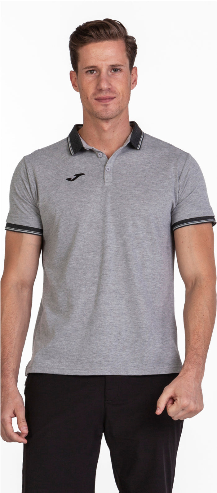 Joma S/s Polo Shirt Bali II (Junior) - Black