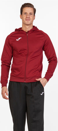 Joma Menfis Hooded Jacket (Adult) - Fluorescent Green